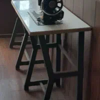 چرخ خیاطی برقی با میز چرخ