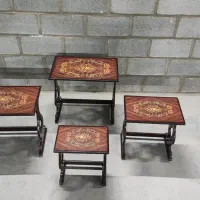 میز عسلی قلبی ۴ عددی|مبلمان خانگی و میز عسلی|تهران, شهید رجایی|دیوار