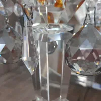 آینه و شمعدان کریستال|آینه|قم, شهرک قدس|دیوار