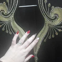 مانتومجلسی کارشده وزیبا