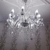 لوستر. کریستال ۱۰ شاخه