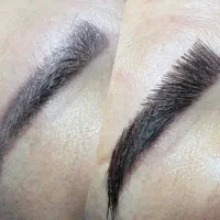 اکستشن ابروالهام به صورت تاربه تارموقت