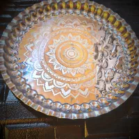 سینی استیل حکاکی شده