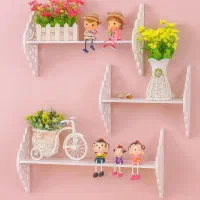 ست نظم دهنده لوازم شوینده بهداشتی شلف دیواری مشبک