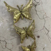 دیوارکوب پروانه برنز