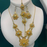 نیم ست و ست طلا با اجرت پایین|جواهرات|یزد, |دیوار