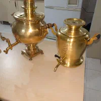 سماور ذغالی قدیمی و آنتیک باکتری شیردار|کلکسیون اشیاء عتیقه|پردیس, فاز ۸|دیوار