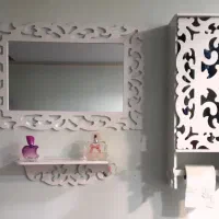 آینه باکس دار سرویس بهداشتی  اینه باکس دار