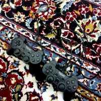 دسته بازی  کامپیوتر  کار کرده