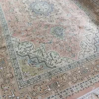 فرش 6 متری تک نقشه هریس تبریز مشابه آکبند تمیز نو