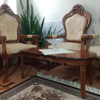 مبلمان سلطنتی ۹ نفره به همراه ۳ میز عسلی