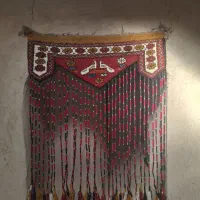 اویز‌دستباف|پرده، رانر، رومیزی|مشهد, شهرک شهید باهنر|دیوار