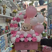 باکس و دسته گل مصنوعی روز مادر|گل مصنوعی|میانه, |دیوار