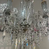 یک جفت لوستر کریستالی|لوستر و چراغ آویز|گلستان (تهران), |دیوار