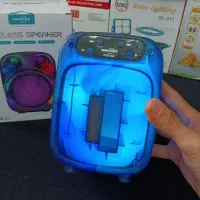 اسپیکر 4 اینچ شیشه ای مجهز به RGB باتری بزرگ|سیستم صوتی خانگی|کرج, کیانمهر|دیوار