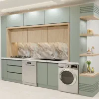 طراحی و اجرای کابینت کمدی دیواری و لوستر|مصالح و تجهیزات ساختمان|میناب, |دیوار