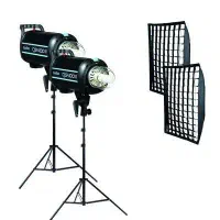 کیت فلاش استودیویی godox qs400 ii