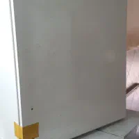 کابینت هوایی فلز درب چوبی اماده