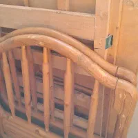 گهواره چوبی تاشویی