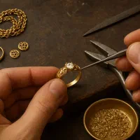 تعمیرات طلا و نقره و ساخت پلاک های لیزری