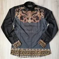 پیراهن مردانه مشکی ورساچه و دیور Versace & Dior