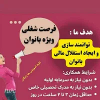 شغل دوم مناسب دانشجوها و خانم‌های های خانه دار