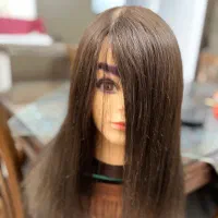 کله مانکن موی طبیعی مناسب رنگ و کراتین