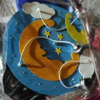 تختخواب کودک به همرا تشک خوشخواب و چراغ اتاق کودک|تخت و سرویس خواب|شاهین دژ, |دیوار