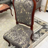 مبل کلاسیک هفت نفره ترکیه با غذاخوری هشت نفره