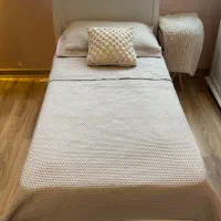 سرویس خواب نوجوان یک نفره برند بالسا چوب|تخت و سرویس خواب|آمل, |دیوار