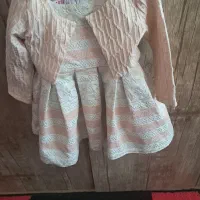 پیراهن زمستانه مجلسی دخترانه با لباس تور ۱۰۰ تومن|کفش و لباس بچه|دورود, |دیوار