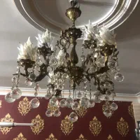 لوستر برنز سالم و در حد.2عدد|لوستر و چراغ آویز|شهریار, شهرک وائین|دیوار