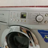 لباسشویی8کیلو دوو اصل کره در حد جهیزیه در استیل|ماشین لباسشویی و خشک‌کن لباس|مشهد, سجاد شهر|دیوار