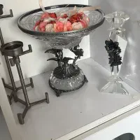 کریستال پایه آب نقره