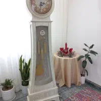 ساعت ایستاده چوبی LOTUS رنگ کرم سالم درحدنو|ساعت دیواری و تزئینی|گرگان, |دیوار