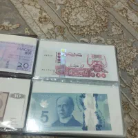 فروش اسکناس های درجه یک خارجی آلبوم۸۰عددی|کلکسیون سکه، تمبر، اسکناس|سقز, |دیوار