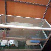 ویترین شیشه ای سه طبقه