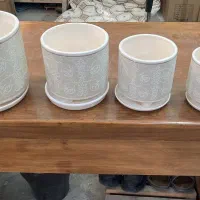 گلدان سرامیکی لوکس خاص با کیفیت|گل و گیاه طبیعی|تهران, افسریه جنوبی|دیوار