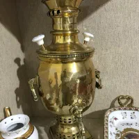 سماور برنج قدیمی سنگین|کلکسیون اشیاء عتیقه|عجب شیر, |دیوار