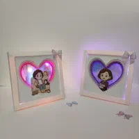 تابلو شدوباکس 3D با نورپردازی