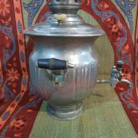 سماور نفتی قدیمی برنجی مسی  دکور رستوران|قوری، کتری، قهوه‌ساز دستی|ارومیه, |دیوار