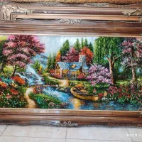 تابلوفرش دستبافت منظره/فروشگاه ماندگار نقد و اقساط
