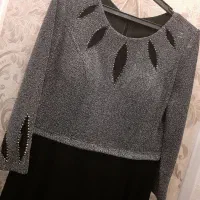 پیراهن لمه پایین حریر