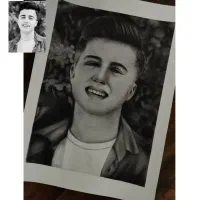 سفارش نقاشی سیاه قلم رئال و هایپر رئال|تابلو، نقاشی، عکس|مرودشت, ابوذر شمالی|دیوار