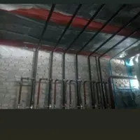 لوله کشی گاز و نرده و موتور خانه