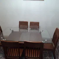 میز ناهار خوری ۶ نفره|میز و صندلی غذاخوری|تهران, منیریه|دیوار