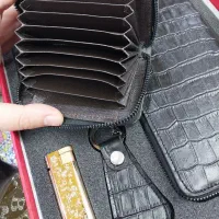 ست کیف پول و جاکارتی چرم مردانه مشکی|کیف، کفش، کمربند|شیراز, فرگاز|دیوار