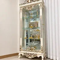 بوفه سفید چوب