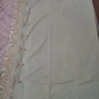 پرده کتیبه سالم و نو کتان مخمل|پرده، رانر، رومیزی|تهران, فلاح|دیوار
