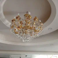 لوستر 7شاخه 21 شعله خیلی تمیز